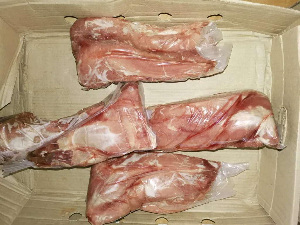 фотография продукта Мясо свинины в заморозке(шейка,карбонад)